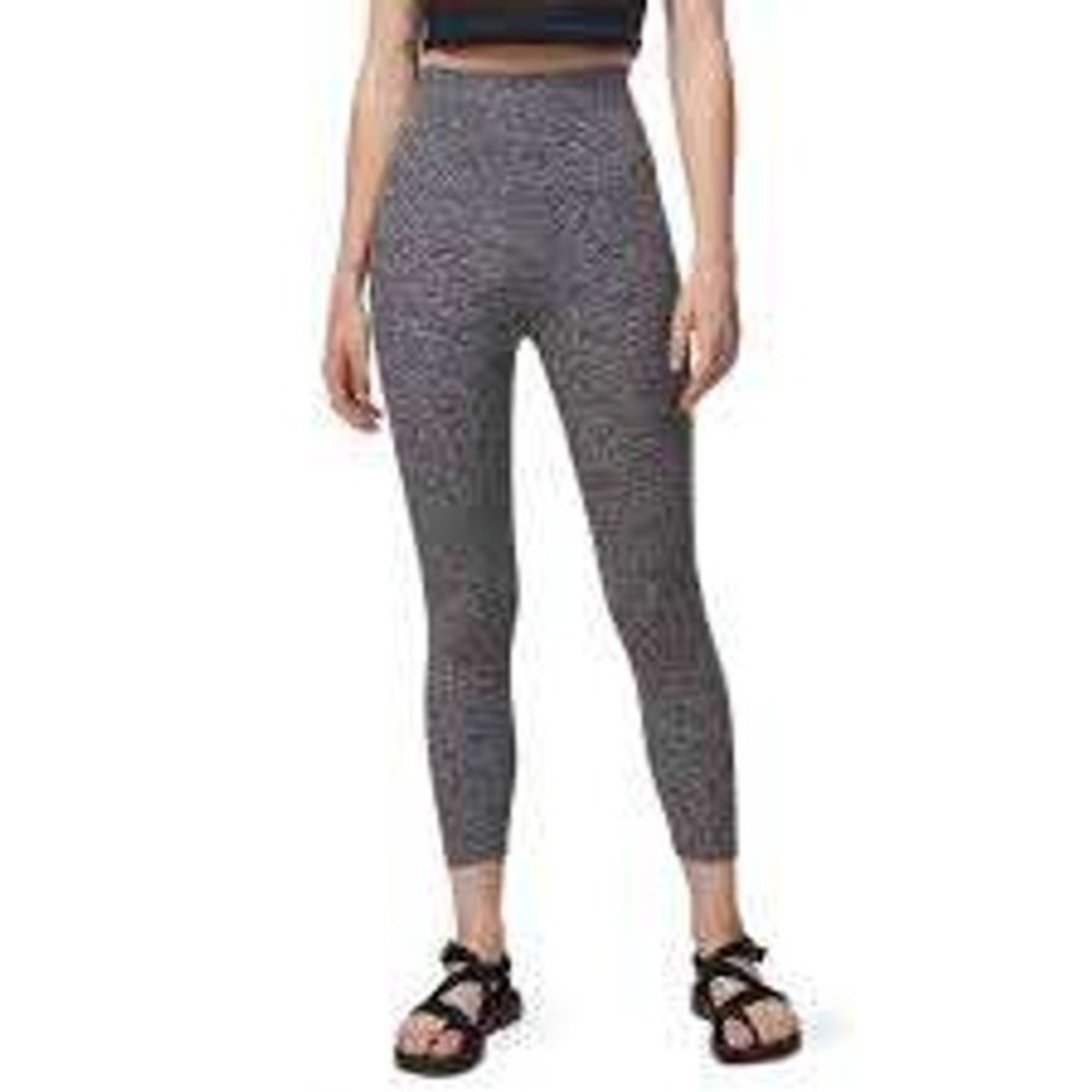 Beyond Yoga High Waist Leggings Heathered Grey Black Activewear Pants Size M